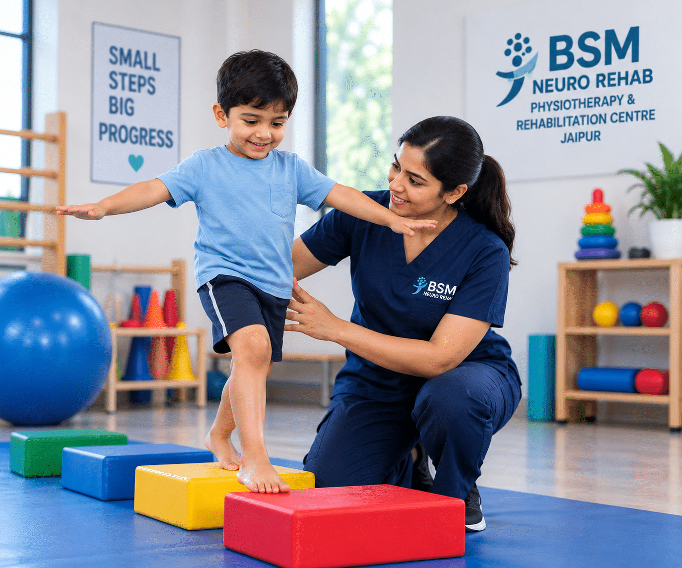 Cerebral Palsy Physiotherapy in Jaipur at BSM Neuro Rehab